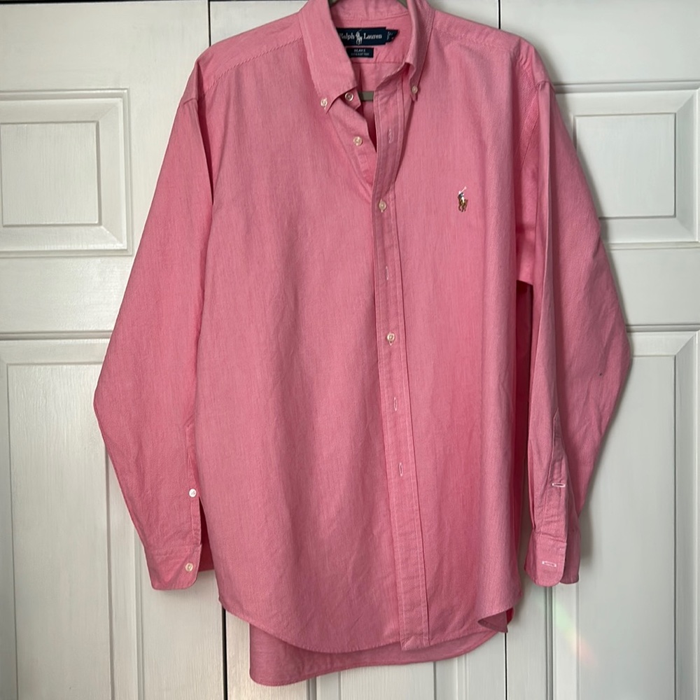 Ralph Lauren Blake 100% Cotton Men Button-down Shirt